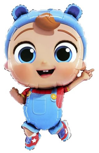 Toyland® 71 cm (29 Zoll) Folienballon in Form eines kleinen Engels in Baby John-Form – Partyballons für Kinder