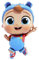 Toyland® 71 cm (29 Zoll) Folienballon in Form eines kleinen Engels in Baby John-Form – Partyballons für Kinder
