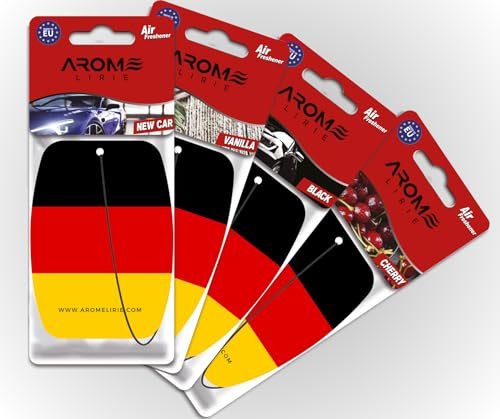 Deutschland Duftbaum - Lufterfrischer für Auto deutsche Nationalflagge für Geschenk Stolz patriot