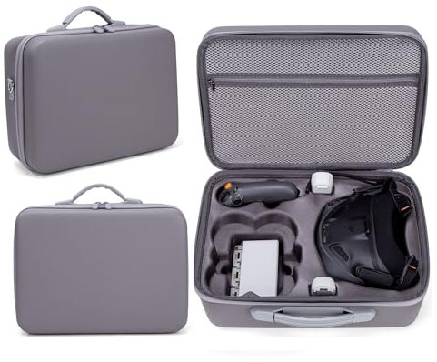 Fenmaru Custodia Protettiva per DJI Neo Motion Fly More Combo, Goggles N3, RC Motion 3 - Custodia Rigida, Nero
