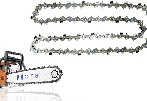 C·T·S Saw Chain Pitch 3/8-inch Gauge 0.050-inch Drive Links 66 Full-Chisel With Bumper Drive Link Chainsaw Chain Bar Length 18-inch Replaces Oregon 72LPX066 Stihl 33RS3 66