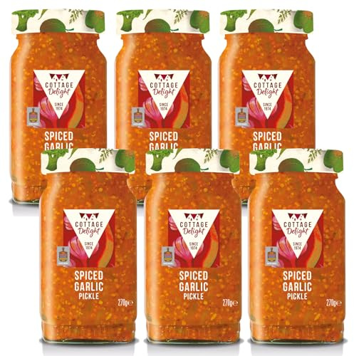 Cottage Delight - Spiced Garlic Pickle - 270g - Pack of 6