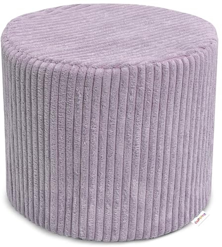 Linodino® Knuffelpouf – Spielsofa Add-on I Spieltisch & Kinderhocker & Baustein in einem I Modul-Erweiterung für kreative Spielwelten im Kinderzimmer I Oktopus Lila