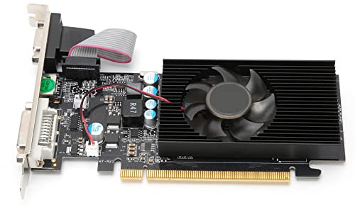 NIZUUONE DDR2 64 Bit PCI Card Desktop -Grafikkarte für Spiele und Multimedia -Computerzubehör