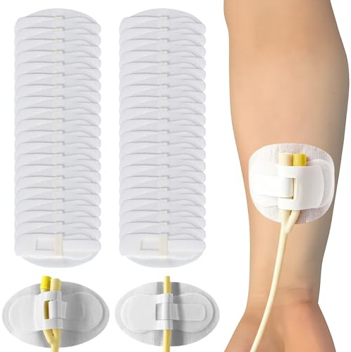 JLFDLLYYZQ Dispositivo di Stabilizzazione del Catetere 20 pezzi, Cateteri Autoadesivi, Sacche per Urina Delle Gambe, Supporti per Fasce per le Gambe, Tubi Singoli/Doppi, Accessori per Catetere G-Tube