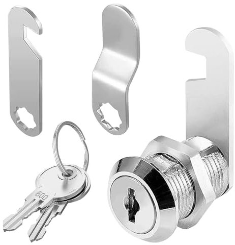 Mailbox Lock,Security Letterbox Lock, Letter Post Box Locks with 2 Alike Keys and 2 Locking Plates,Lever Locks for Letterboxes (20 MM)