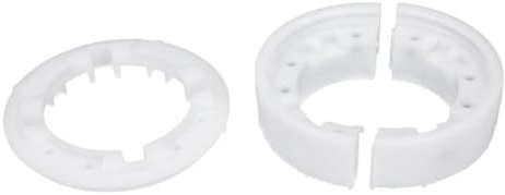 easyPART passend für BOSCH 00625056 Schelle Halbschalen für Küchenmaschine | Halbschale, Gelenkbuchse, Schwenkarmgelenk, Weiß, Schieber, Küchengerät, Kompatibel mit Balay, Constructa, Siemens, Neff