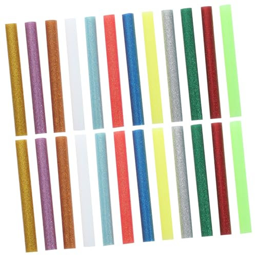 jojofuny 36 pièces Bâtons de Colle Chaude Colorés de Colle pour DIY Bricolage et Travaux Manuels Adhésion Rapide et Pratique