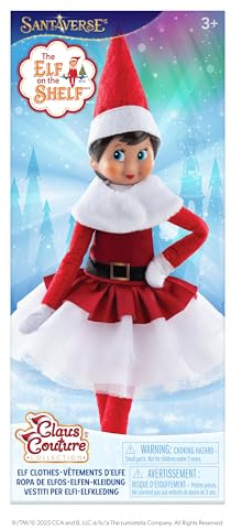 The Elf on The Shelf® Claus Couture® Santa's Kleid