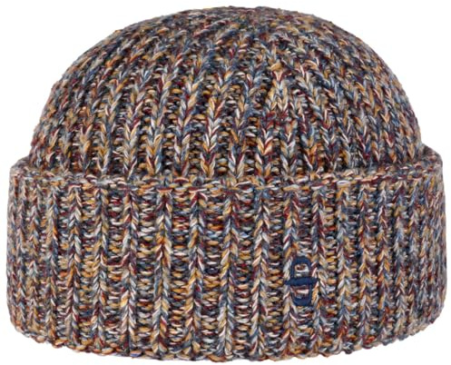 Stetson Lemeta Beanie Kurzform Umschlagmütze Made in Italy Damen Herren Winter