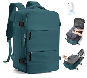SZLX Vacuum Backpack Travel Bag with Pump,New Ryanair Cabin Size Bag 40x30x20 Backpack Wizz air,Ryanair Vacuum Cabin Bags 40x20x25 underseat Carry-ons Travel Backpack Cabin Size Women Men