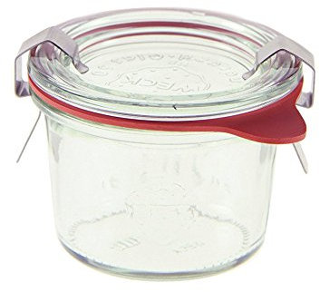 Weck Mini-Sturzglas 80 ml, ohne Ringe und Klammern, 12 stücke