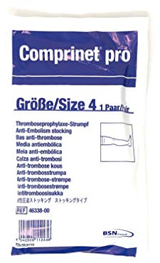 COMPRINET pro Strumpf oberschenk.lang Gr.4 weiss 20 St