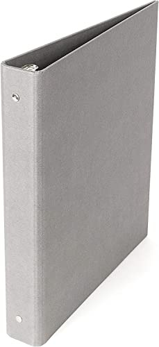 Bigso Ringo 3-Ring Binder, Gray, 2.54 cm