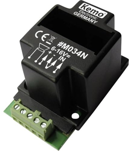 Kemo M034N Mono Amplifier 6 V/DC, 9 V/DC, 12 V/DC, 16 V/DC 40 W 4