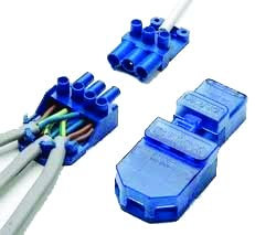 Click Flow - 250V ~ 20A Pull-Apart Connector - Blue