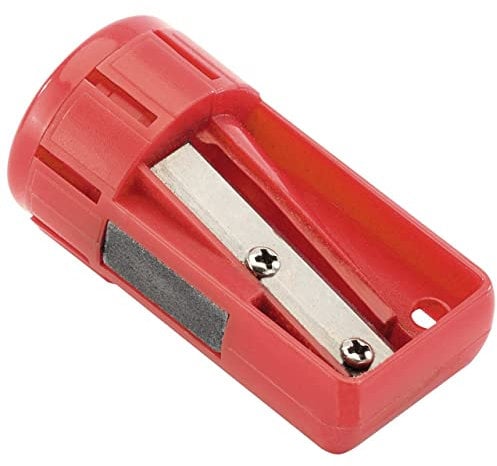 Draper Carpenter Pencil Sharpener | Abrasive Stone | Broad Pattern Flat Pencils | 50991