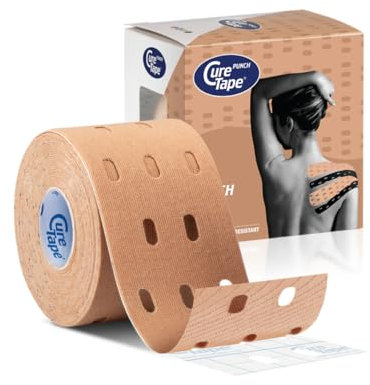 CureTape Punch 5,1 cm x 4,6 m Rolle, Beige