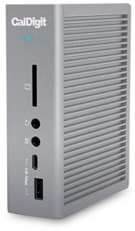 CalDigit TS3 Plus Thunderbolt 3 Dock – 85 W Ladegerät, 7xUSB 3.1 Ports, USB-C Gen 2, DisplayPort, UHS-II SD-Kartensteckplatz, optischer Ausgang, für MacBook Pro und PC (Space Grey – 0.7 m Kabel) ..