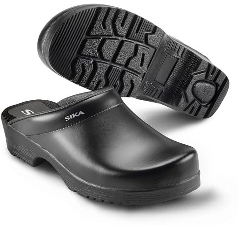SIKA 1186 Flexika offener Freizeit Clog - Fußbett aus weichem Textilmaterial
