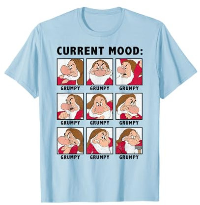 Disney Snow White Current Mood Always Grumpy Graphic T-Shirt T-Shirt