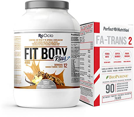 Shake de remplacement de repas - Thermogénique - Pack | Remplacement de repas de régime hyperprotéiné | Aide à la perte de poids | Chocolat - Vanille - Fraise | Satiété pour hommes et femmes