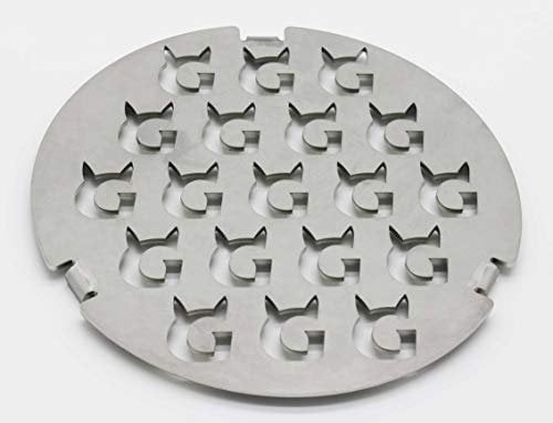 Feuerplatte/Grillring/Grillplatte/Grill für Feuertonne Stahlfässer Stahltonne Kugelgrill (Edelstahl Grilleinsatz für Ø 20 cm Mittelloch)