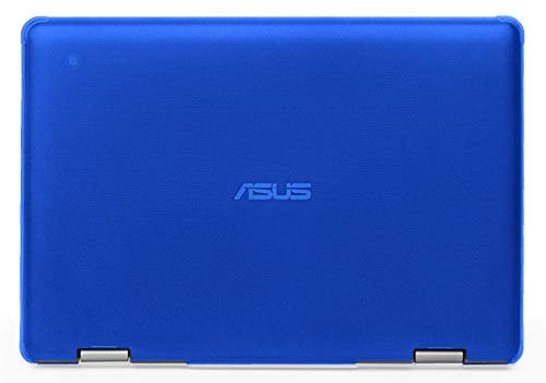 mCover Case Compatible for 2019~2021 11.6 ASUS Chromebook Flip C214MA Series Convertible Laptop Computers ONLY (NOT Fitting Any Other ASUS Models) - Blue
