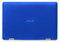 mCover Case Compatible for 2019~2021 11.6 ASUS Chromebook Flip C214MA Series Convertible Laptop Computers ONLY (NOT Fitting Any Other ASUS Models) - Blue