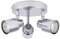 firstchoicelighting Modern Bathroom Ceiling Spotlight Bathroom 3 Way Ceiling Light Fitting Polished Chrome IP44 Rated LED Compatible