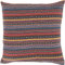GURU SHOP Boho-Style Kissenhülle, Gewebter Ethno Kissenbezug - Flieder/orange, Baumwolle, 50x50x0 cm