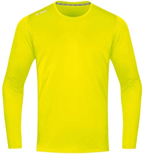 JAKO - Course à Manches Longues 2.0, Mixte Enfant, Jaune Fluo, 152