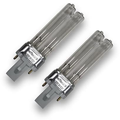 Finest-Filters Twin Pack 5w PLS Replacement UV Bulb Lamp For Pond UV Sterilisers & Clarifiers Filters UVC