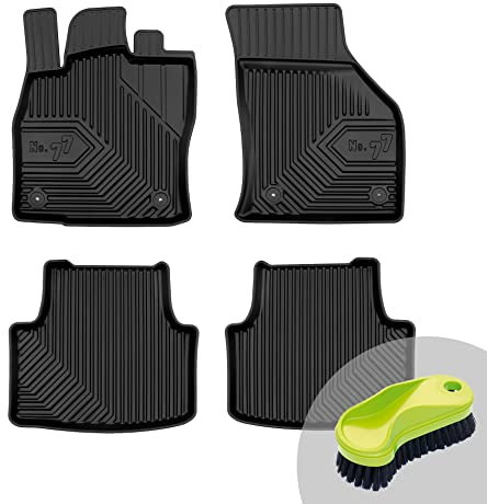 FROGUM No.77 Gummimatten Ganzjahresset von Auto Fußmatten Autofussmatten für Skoda Octavia III12-2019, für Octavia III RS 12-2019, für Octavia III Scout 12-2019, für Octavia IV ab 2019