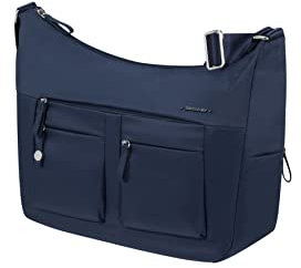 Samsonite Move 4.0 - Borsa a tracolla M con 2 scomparti, 33 cm, 12 L, blu (blu scuro)