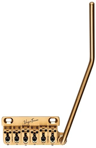 Vega-Trem VT1 2-Punkt Gold Stratocaster Gitarren-Tremolo-Brücke Für Strat Ohne Modifikationen Einfache Installation
