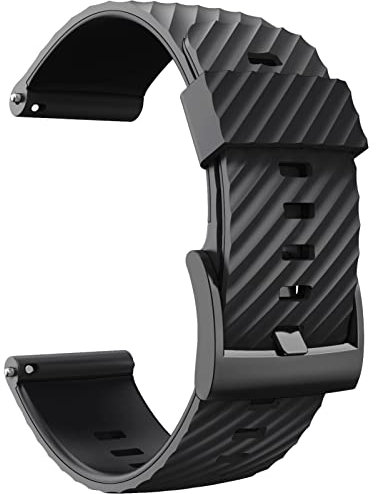 BCMCBV Bracelet de rechange en silicone 24 mm pour montre connectée Suunto 7 D5 Suunto 9 Spartan Sport Wrist HR Baro, For suunto D5, Agate