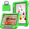 DJ&RPPQ Kinder-Schutzhülle für iPad 9. / 8. / 7. Generation (iPad 10,2 Zoll 2019/2020/2021), leicht und stoßfest, mit Ständer, kompatibel mit iPad Pro 10,5 Zoll/iPad Air 3 10,5 Zoll. (F-Grün)