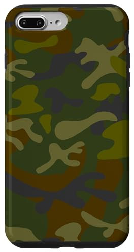 iPhone 7 Plus/8 Plus Camouflage Camo Green Brown Khaki Olive Graphic Case
