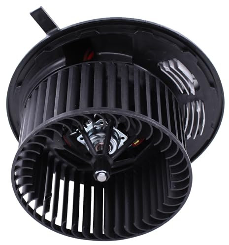 Ventilateur d'intérieur avec régulateur intégré - Moteur de chauffage - Climatisation automatique - Pour série 1 E81 E87 E88 E82 3 E90 E91 E92 E93 X1 E84 X3 F25 X4 F26 Z4 E899 Couleur : noir