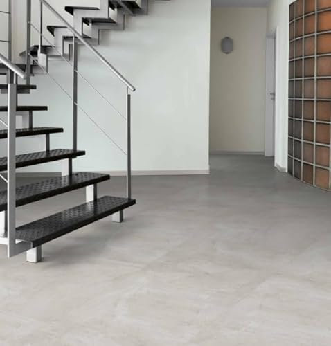 Vinylboden Concrete White SofTec inklusive Trittschalldämmung