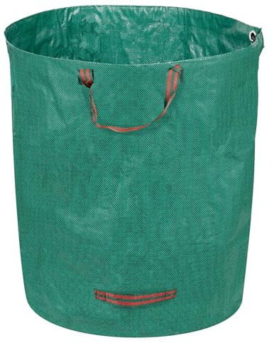 Gecosac Sac Jardin 272L Déchets Verts | Sac Autoportant Résistant 3 poignées Renforcées Etanche Grande Capacité