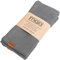 MIQIO® Design Stoffservietten I 6er Set Leinenservietten I 45x45 cm I Stoff-Servietten aus 55% Leinen und 45% Baumwolle I European Flax, GOTS und Ökotex Zertifiziert I Dunkelgrau