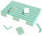 CGBE Blocs Polissoir Ongles 1000/4000: Mini Double Face Lime de Polissage - Pour des Ongles Naturels Lisses et Brillants - Buffer Ongles Pour Salon Maison - 50Pcs Vert