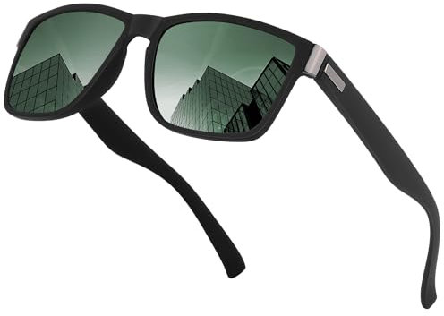 Perkanion Sonnenbrille Herren Polarisiert Sonnen Brille für Männer mit UV400 Sunglasses Men Polarisationsbrille Angeln Polar View Polbrille Autofahren