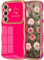 Keteen Coque de protection pour Samsung Galaxy A56 5G - Motif fille - Jolies vagues - En silicone flexible - Protection de l'appareil photo - Anti-rayures et anti-chocs - Rose