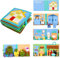 Poudya Quiet Book ab 1 Jahr, Montessori Stille Buch mit,Feinmotorik & Farben Lernen,Stilles Buch für Reisen & Zuhause,Geschenk Spielzeug ab 1 2 3 4 5 Jahre Mädchen Junge