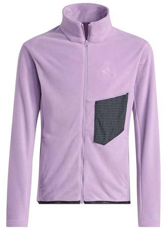 adidas Unisex Kids Terrex Kids Multi Full-Zip Fleece, preloved Purple, 11-12 Years