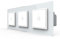 LIVOLO Notch Touch Interruttore a 1 via, interruttore a sensore da parete, con cornice in vetro, illuminazione a LED da incasso