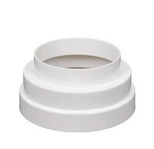 Raccord Réducteur Universel Ø 80-150 mm,diamètre avec clapet anti-retour - Raccord connecteur pour conduit de ventilation rond d’un diamètre de Ø 80 100 120 125 150 180 200 mm (Ø 120-160mm)